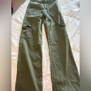 green cargo pants